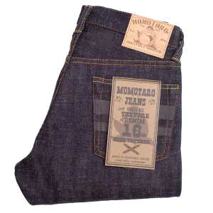 16oz - Texture Selvedge Black Battle Stripes - High Tapered - 0405-82