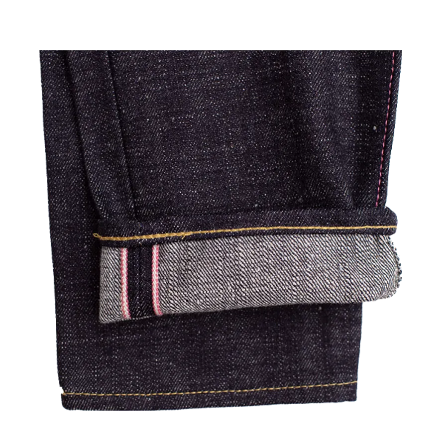 16oz - Texture Selvedge Black Battle Stripes - High Tapered - 0405-82