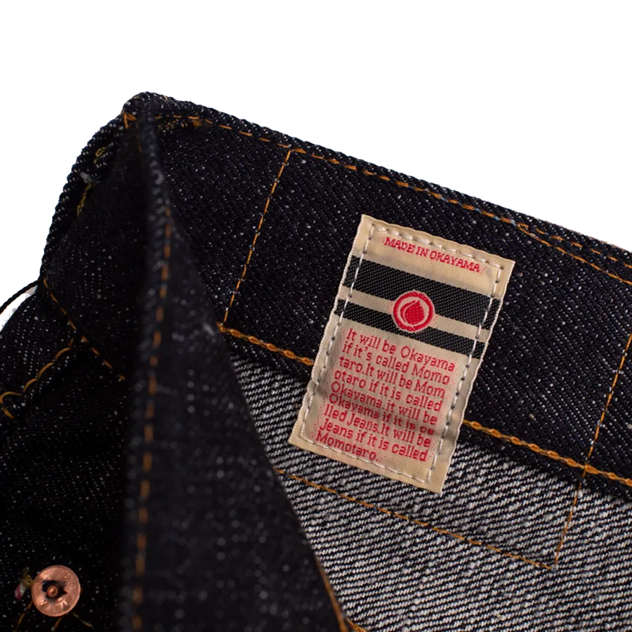 16oz - Texture Selvedge Black Battle Stripes - High Tapered - 0405-82