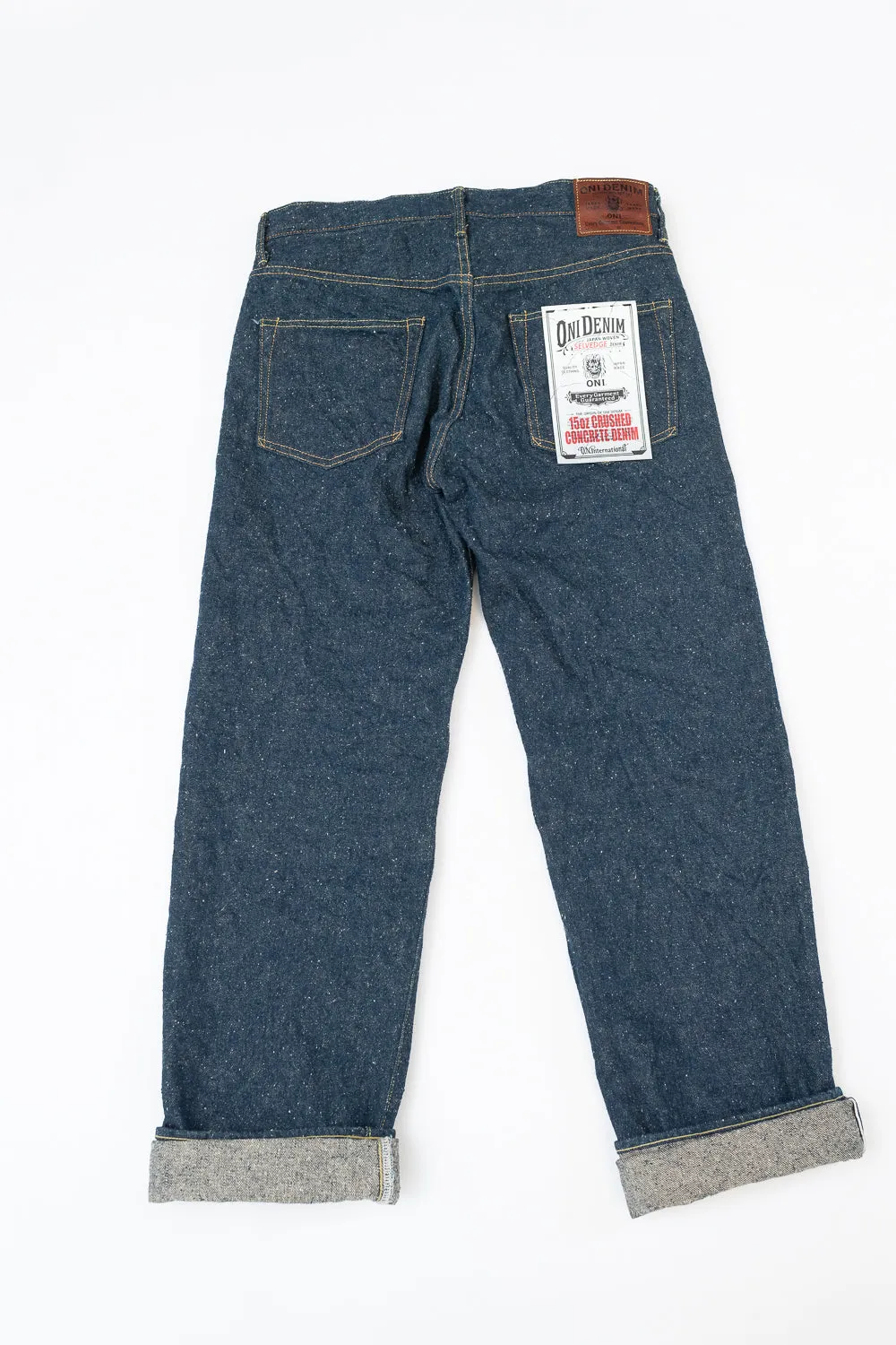 266-CCD - 15oz "Crushed Concrete" Selvedge Denim - Relax Straight Fit