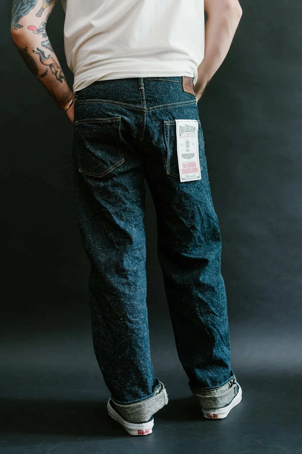 266-CCD - 15oz "Crushed Concrete" Selvedge Denim - Relax Straight Fit