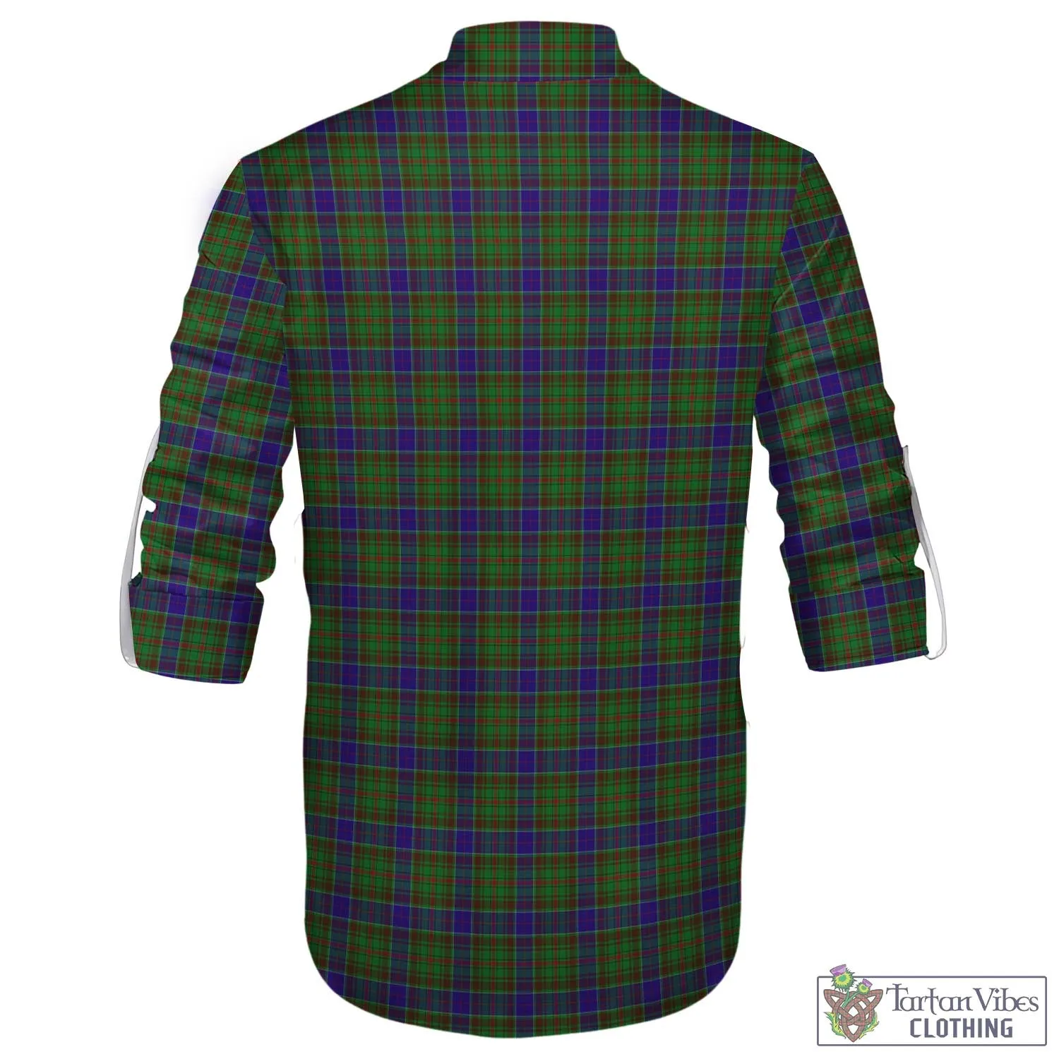 Adam Tartan Men's Scottish Traditional Jacobite Ghillie Kilt Shirt