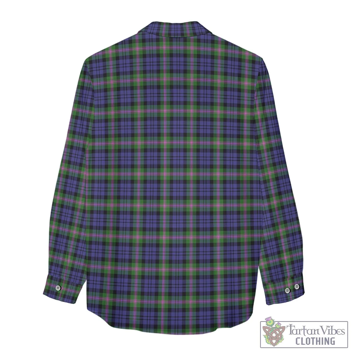 Baird Modern Tartan Women's Casual Shirt with Family Crest