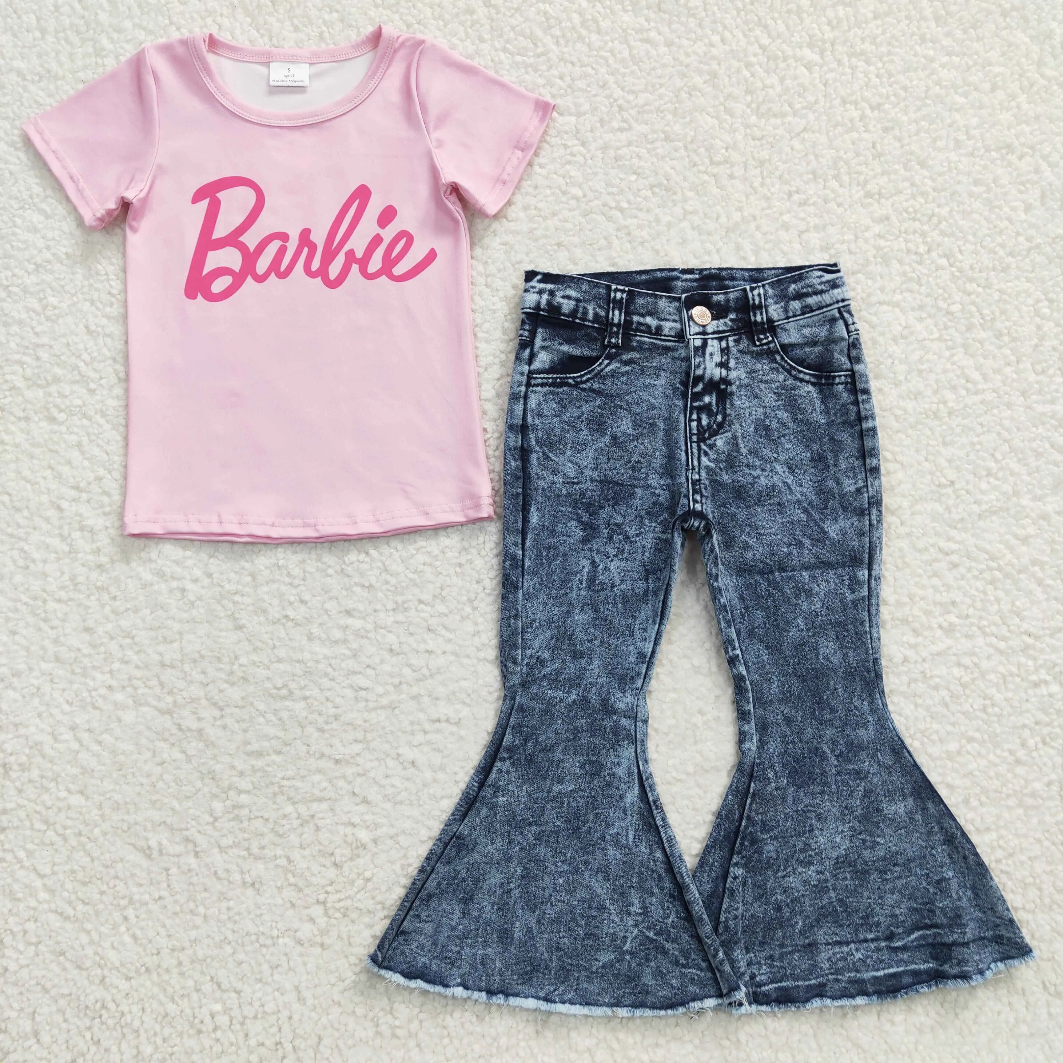 barbie t-shirts blue jeans set GSPO0557