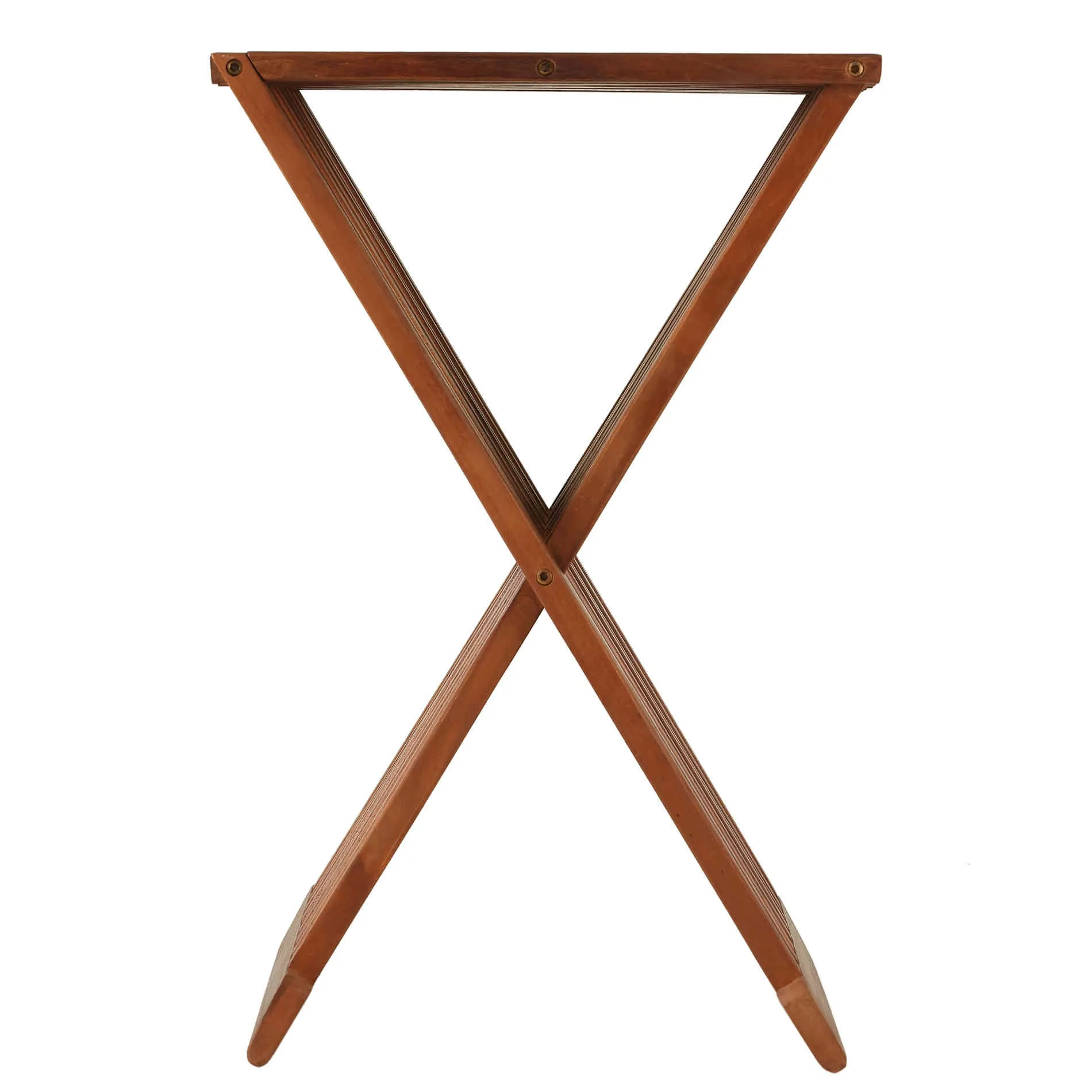 Bare Decor Leaf Folding Counterstool in Solid Teak Wood 24" high