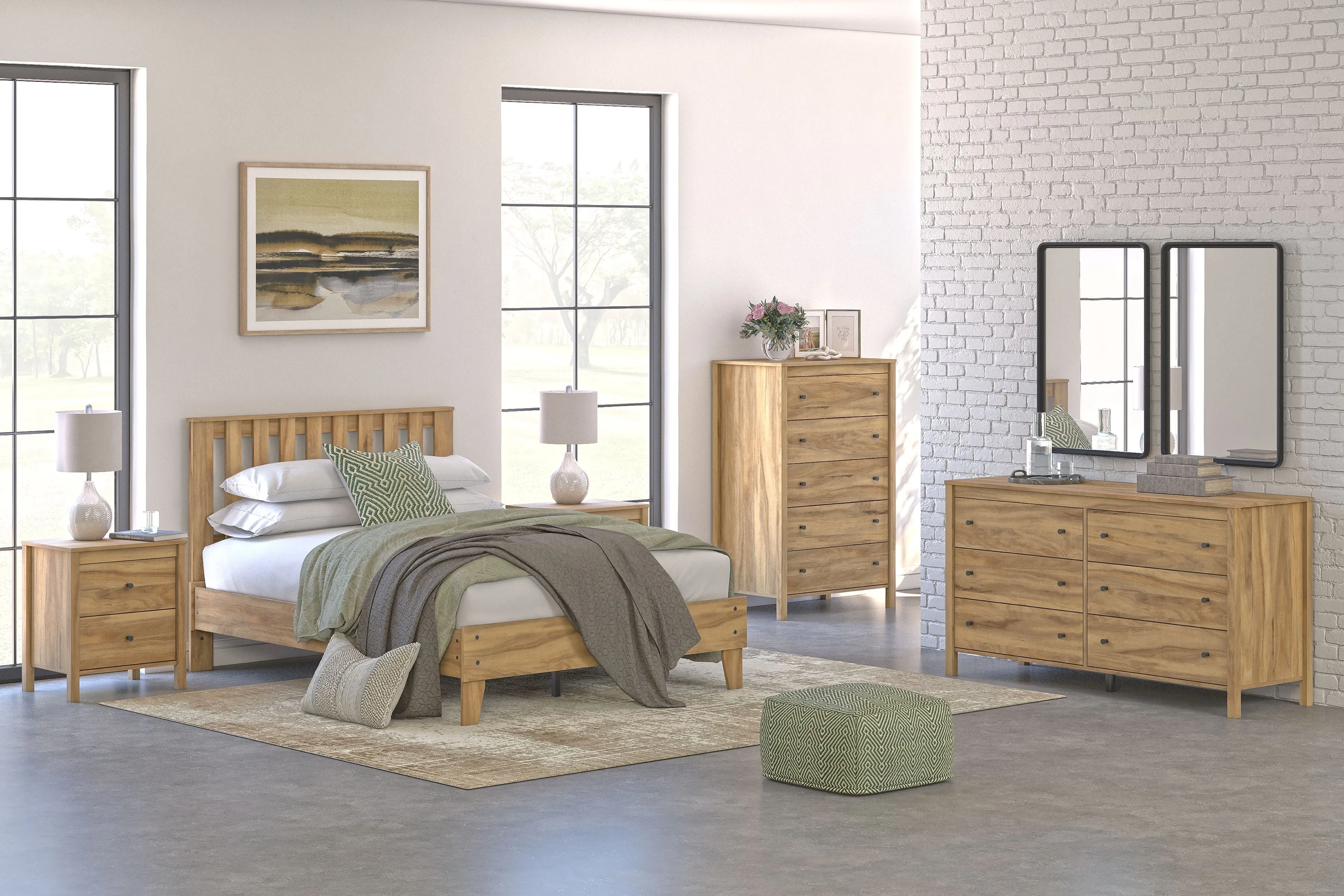 Bermacy - Platform Bedroom Set