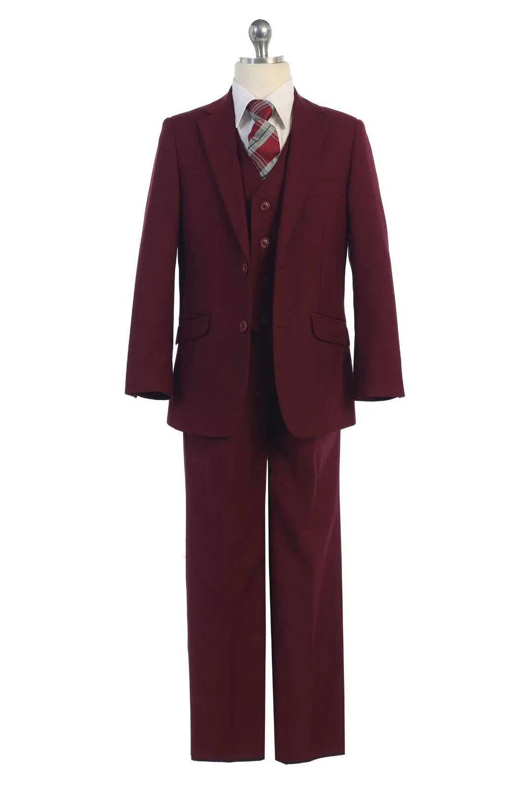 Bijan Kids 5-Piece Slim Fit Suit (Lil'Boys)