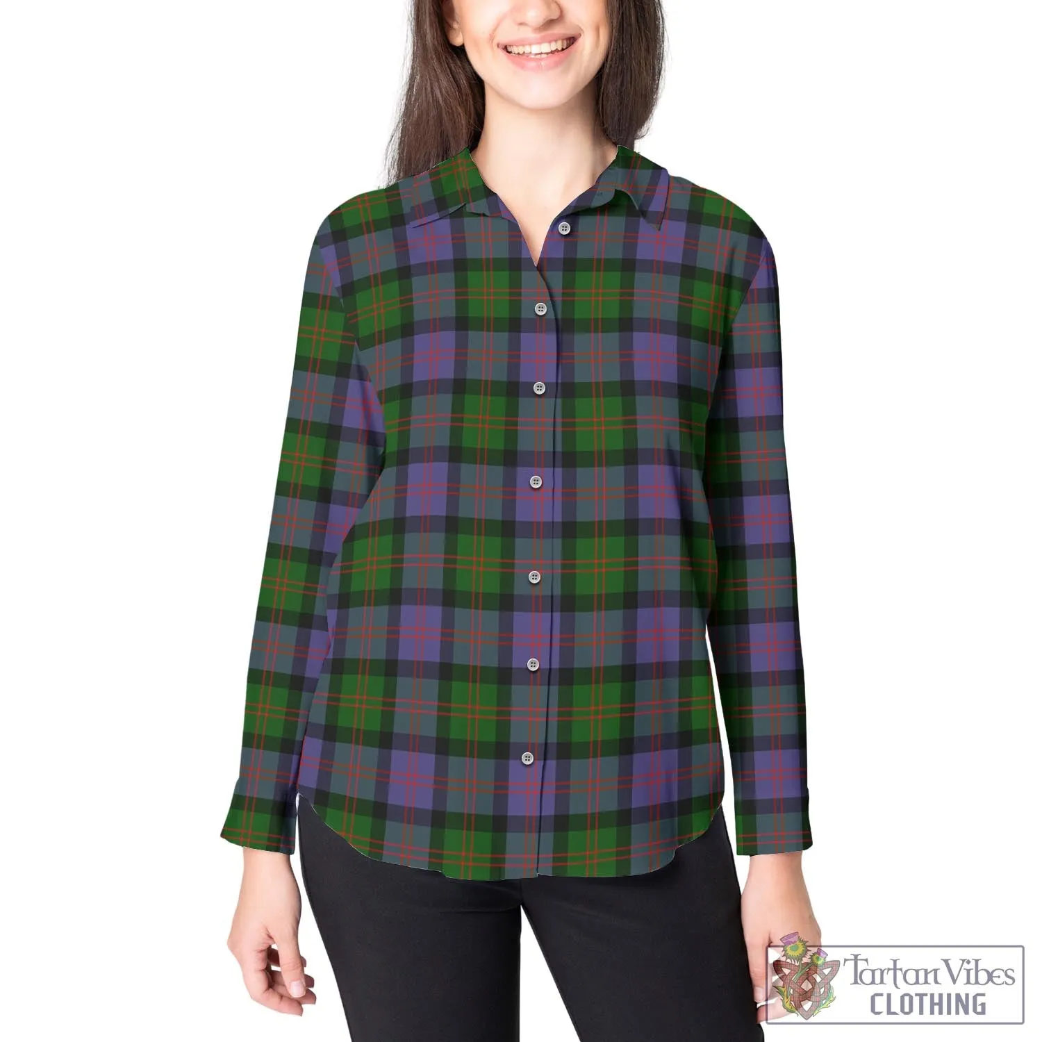 Blair Modern Tartan Women's Casual Shirt