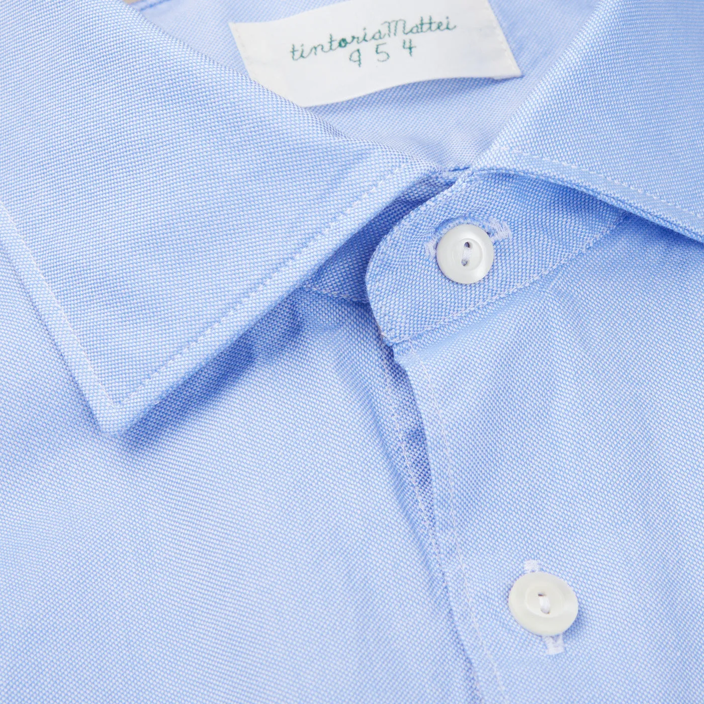 Blue Cotton Oxford Casual Shirt