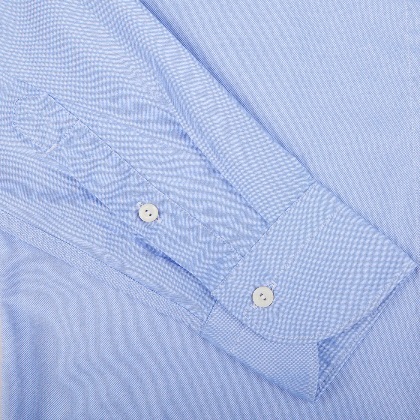 Blue Cotton Oxford Casual Shirt