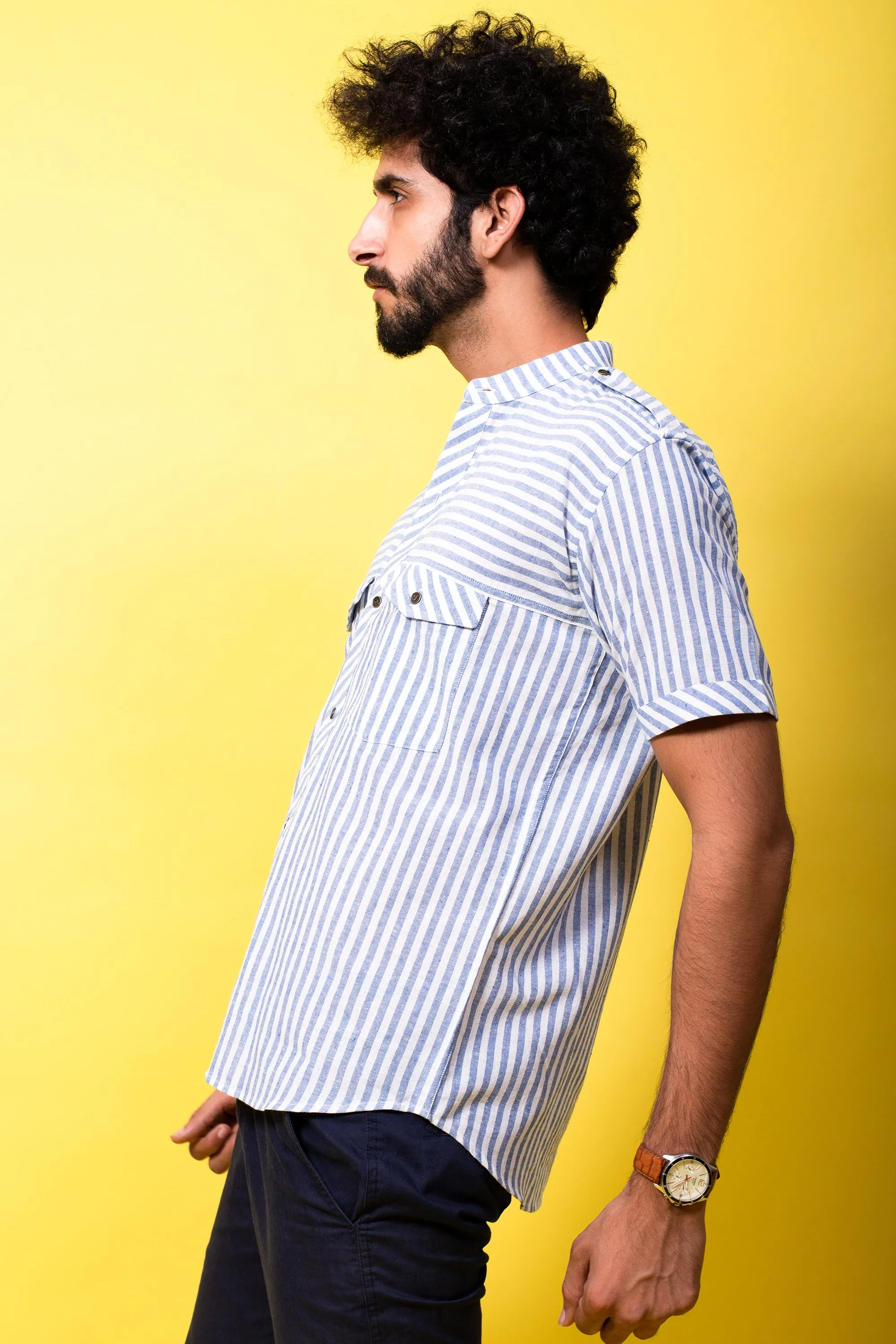 Blue Stripes Shirt