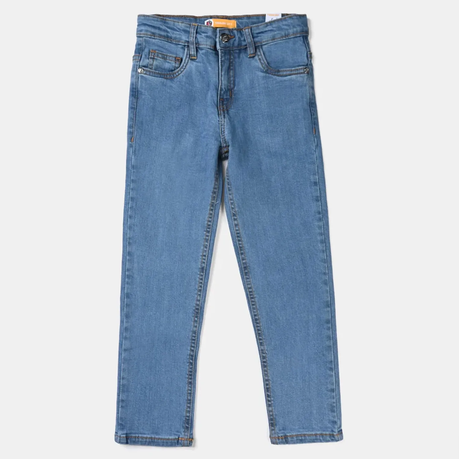 Boys Denim Stretch Pant Basic | Light Blue