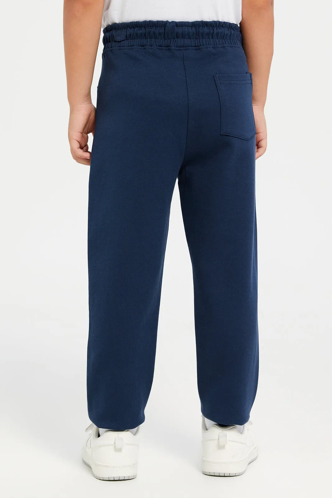 Boys Navy Pocket Jogger Pants