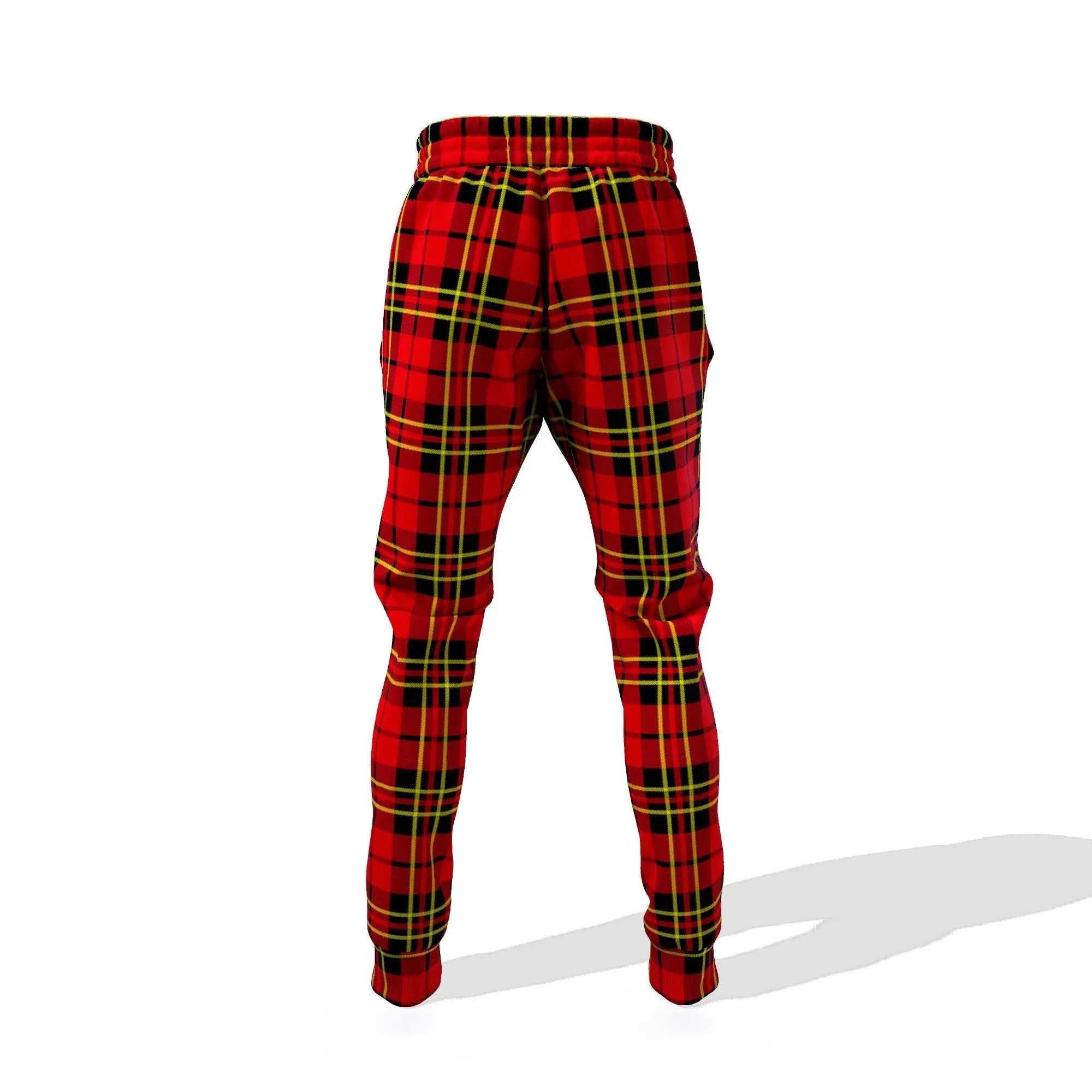 Brodie Modern Tartan Joggers Pants with Family Crest