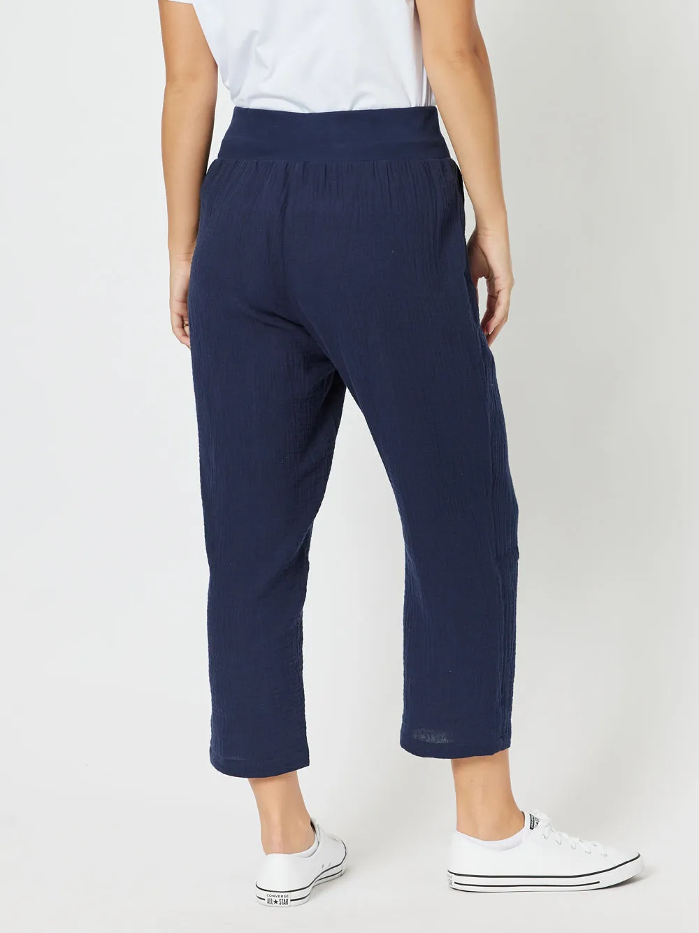 Byron Cotton 7/8 Pant - Navy