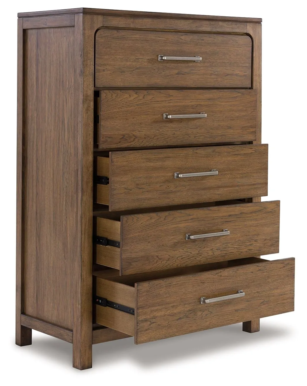 Cabalynn - Light Brown - Five Drawer Chest