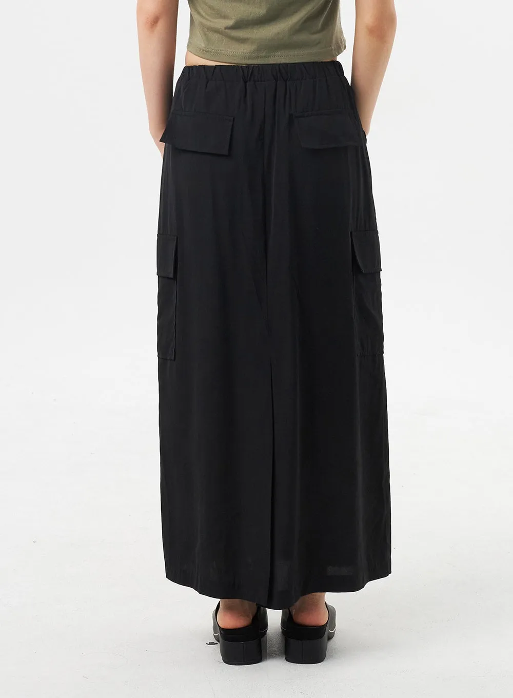 Cargo Maxi Skirt CU302