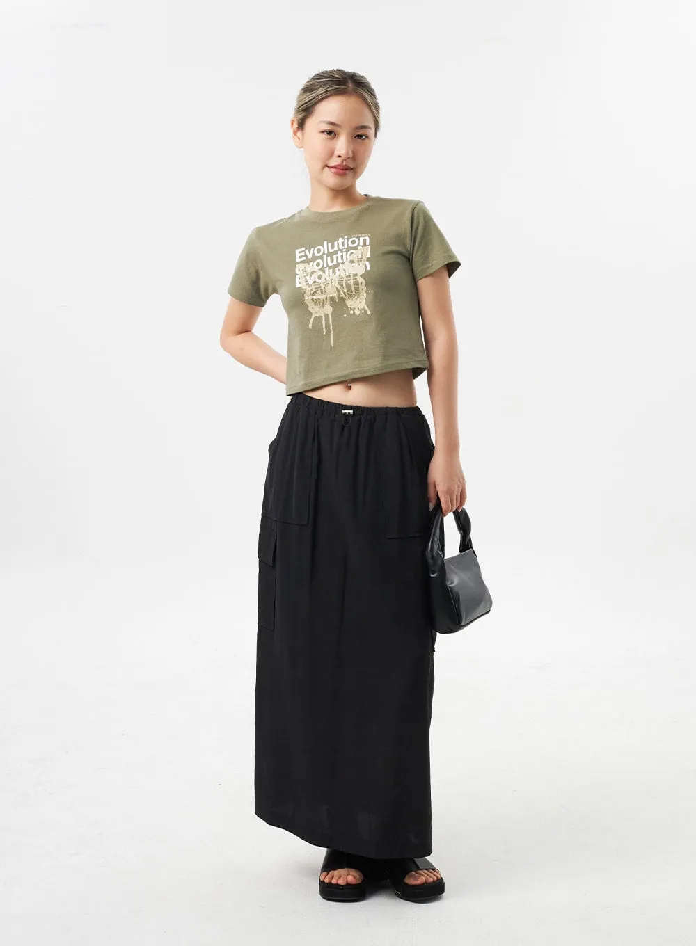 Cargo Maxi Skirt CU302