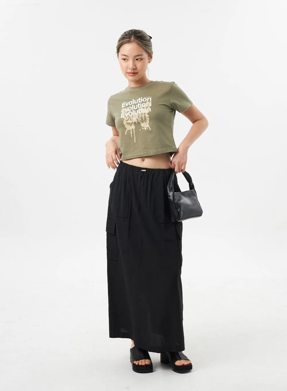 Cargo Maxi Skirt CU302