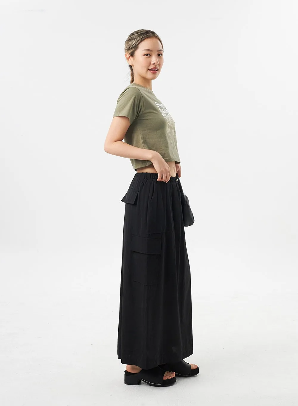 Cargo Maxi Skirt CU302