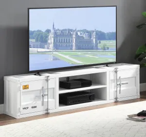 Cargo White TV Stand