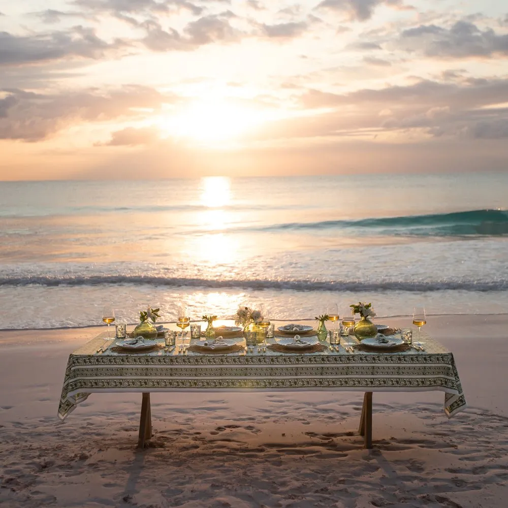 Caroline Green Tablecloth