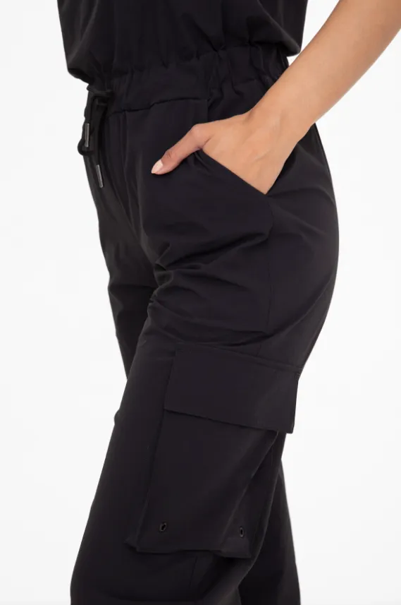 Celia Strapless Cargo Active Jumpsuit