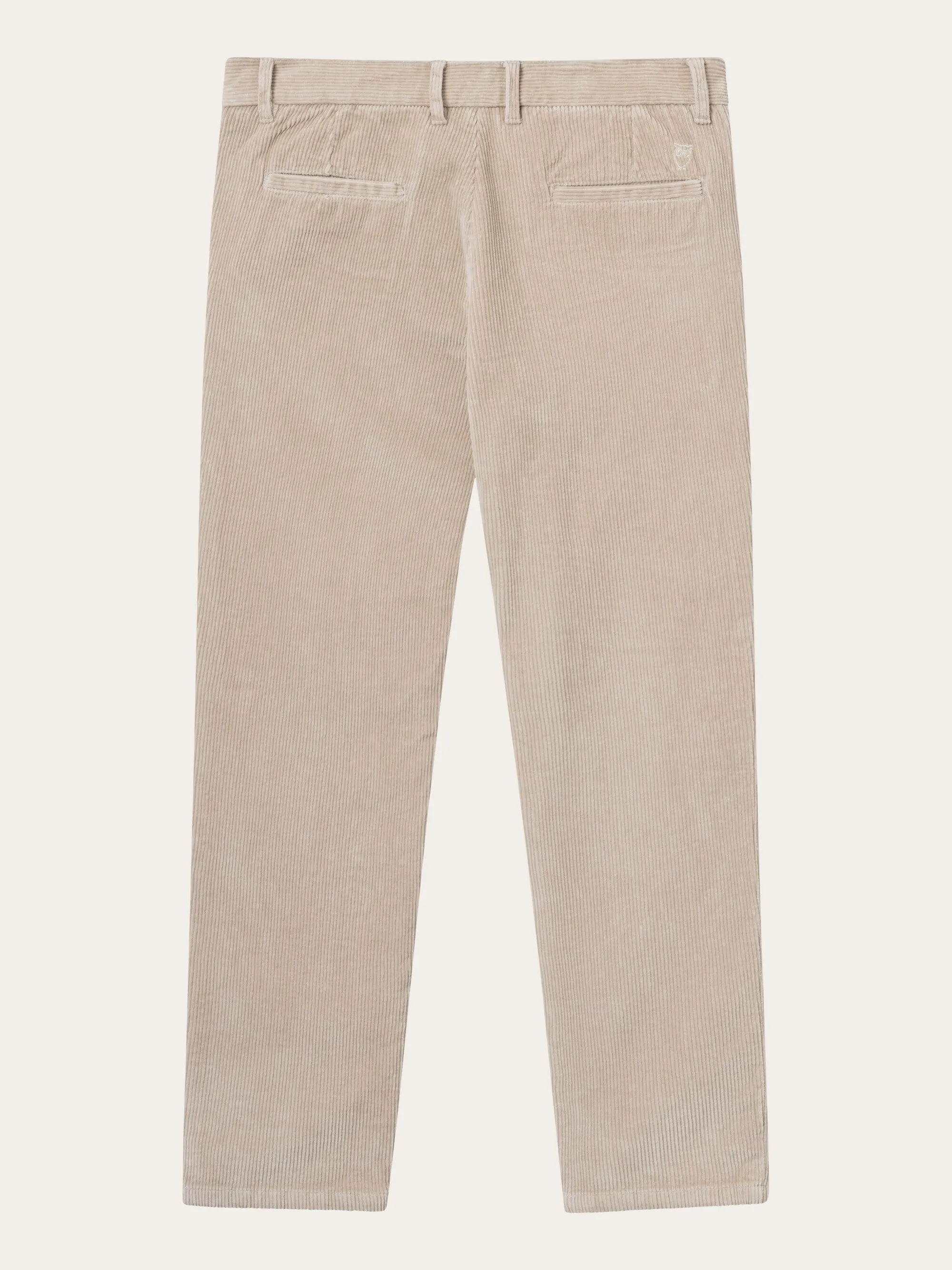 CHUCK regular 8-wales corduroy chino pants - Light feather gray