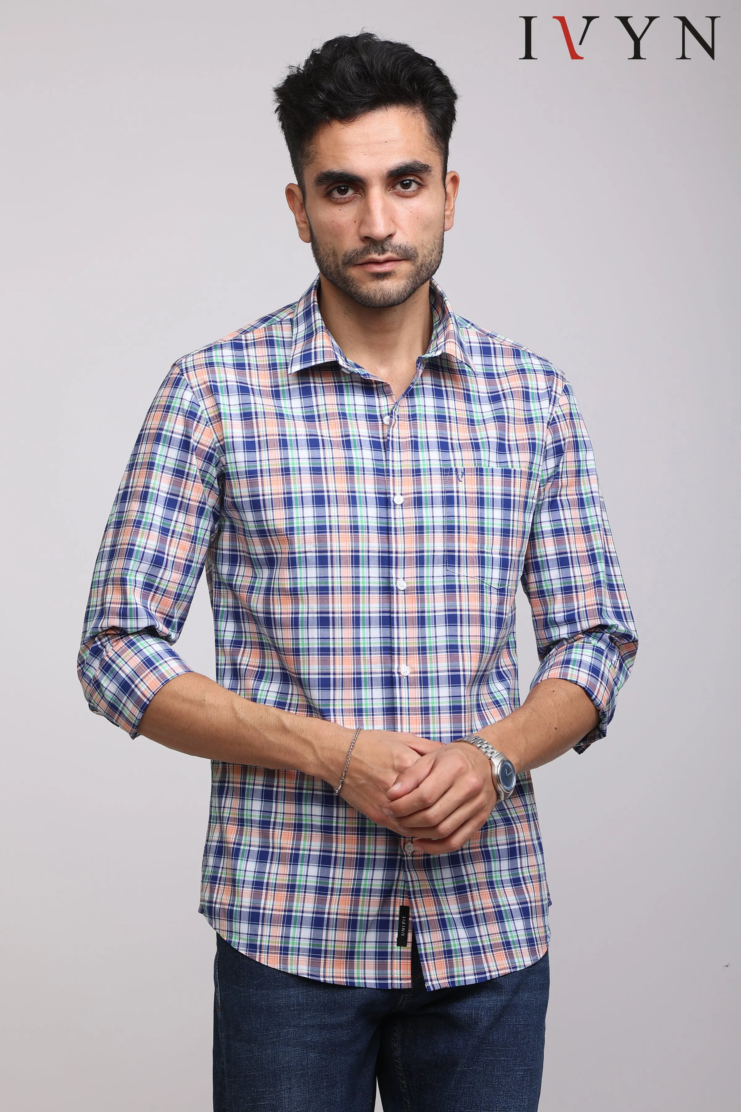 Classic Plaid Casual Check Shirt