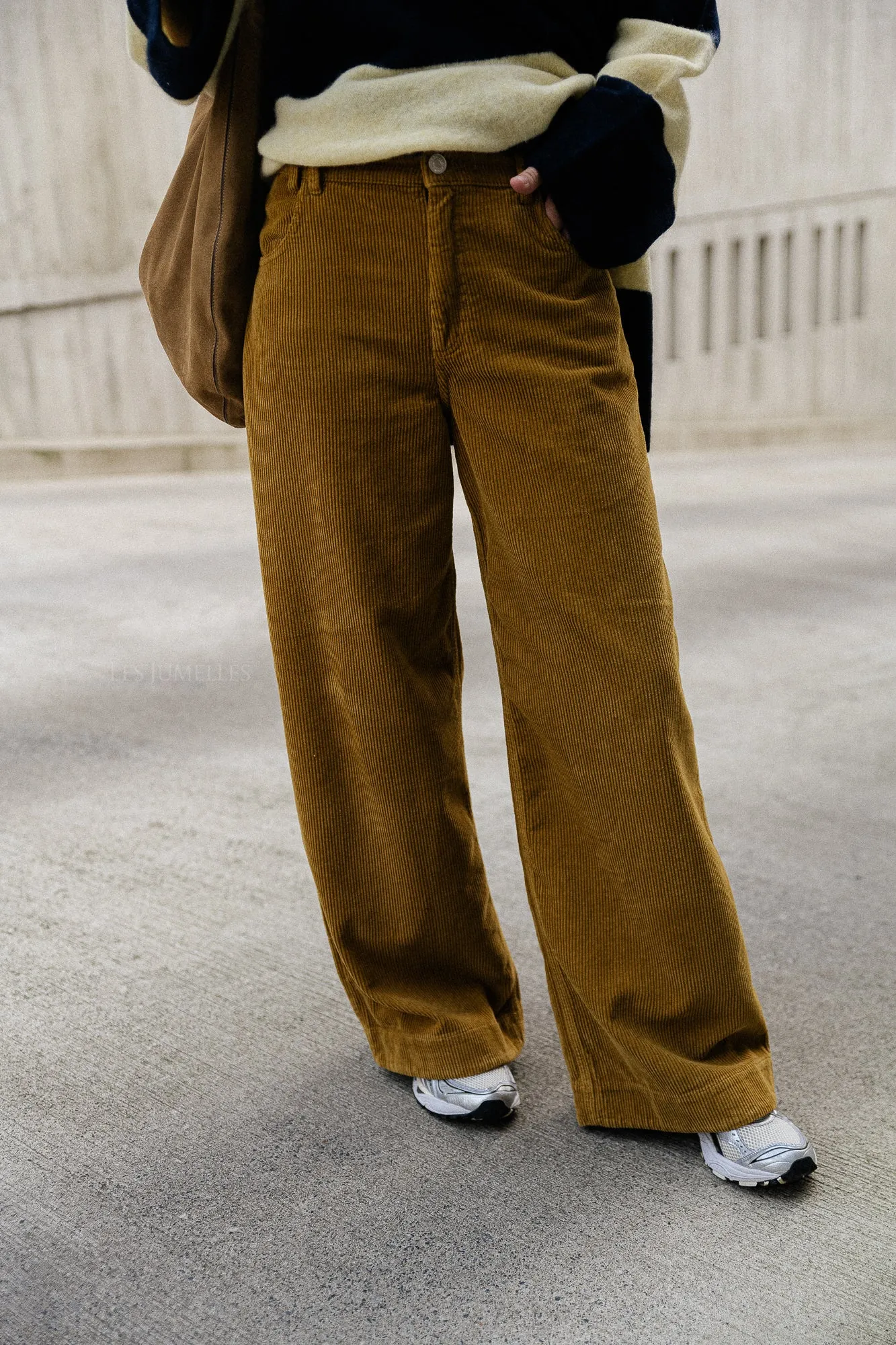 Corduroy pant dusty moss