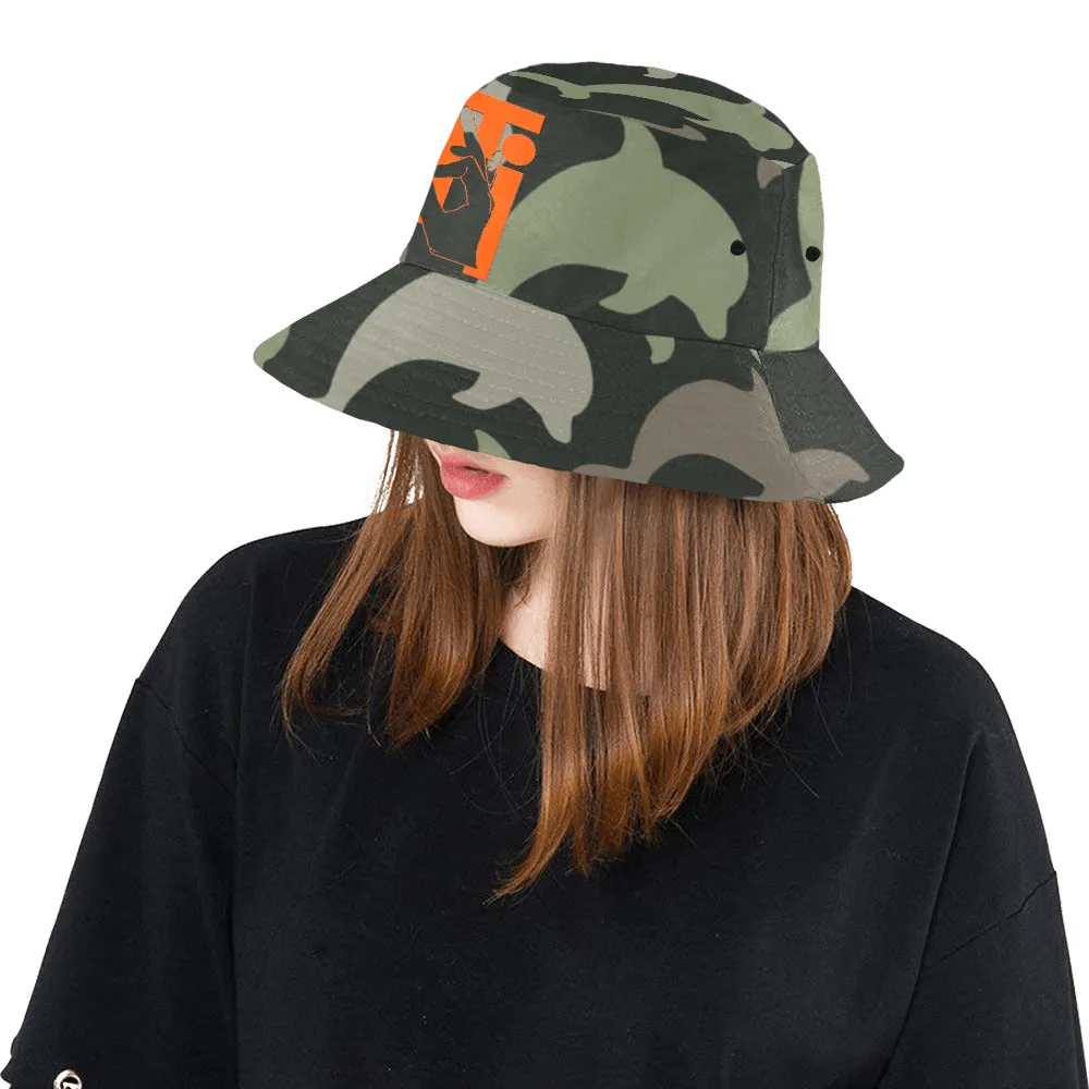 Descendants of the Island Dolphin Camo 2 Bucket Unisex Bucket Hat