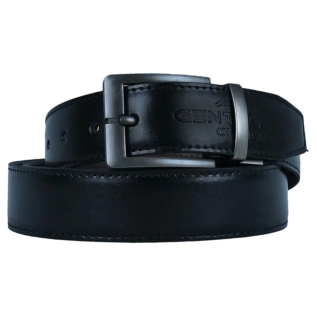 Double Side Adjustable Leather Belt Vogue Black Brown