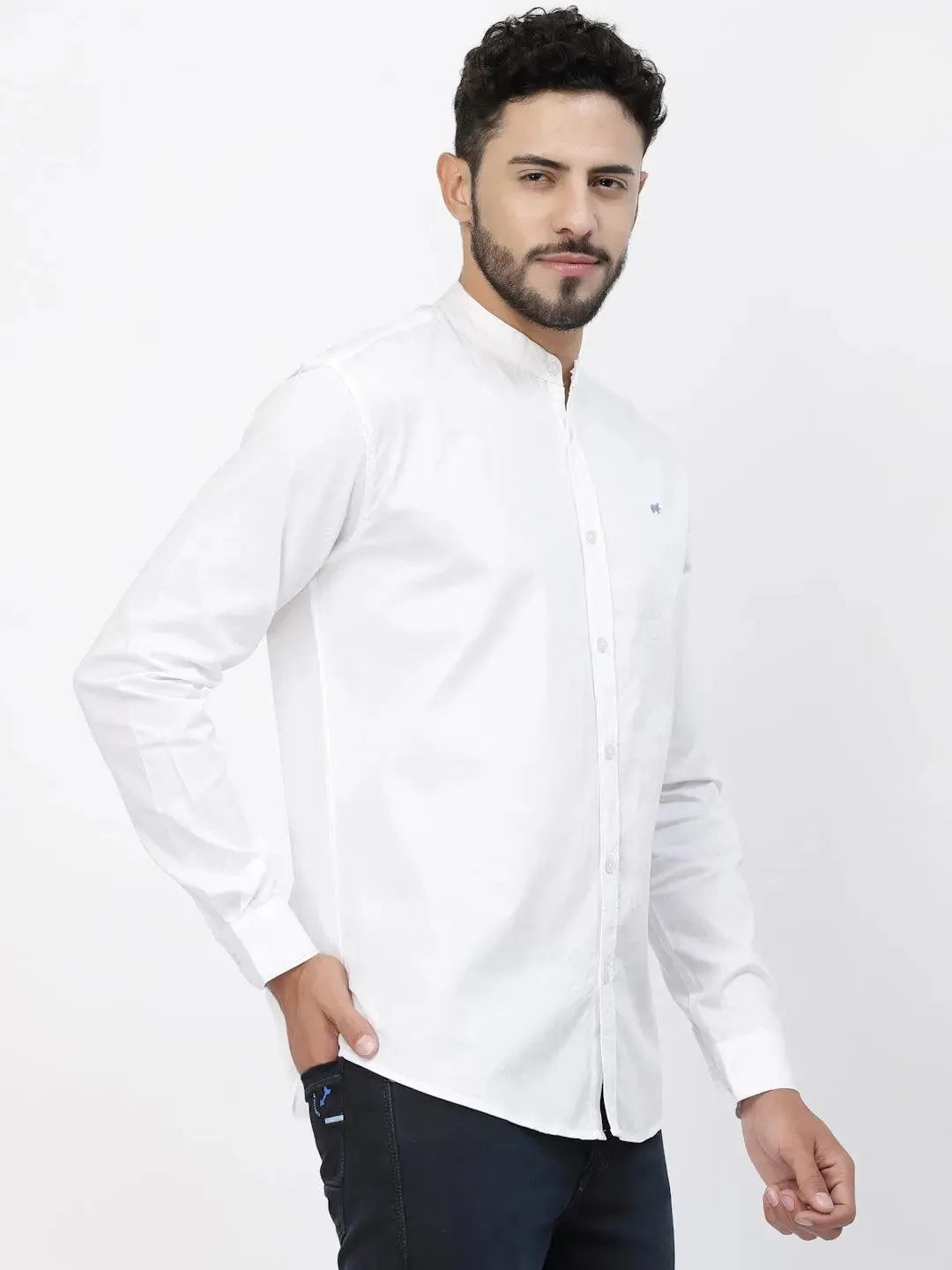 Easy Care Mandarin Casual Shirt