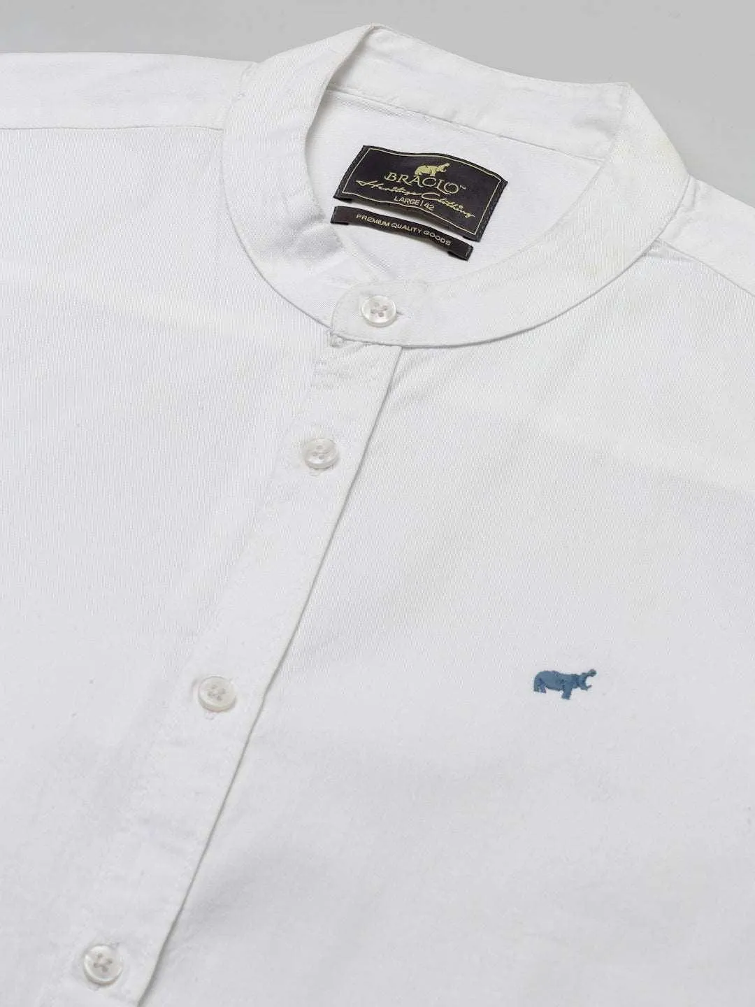 Easy Care Mandarin Casual Shirt