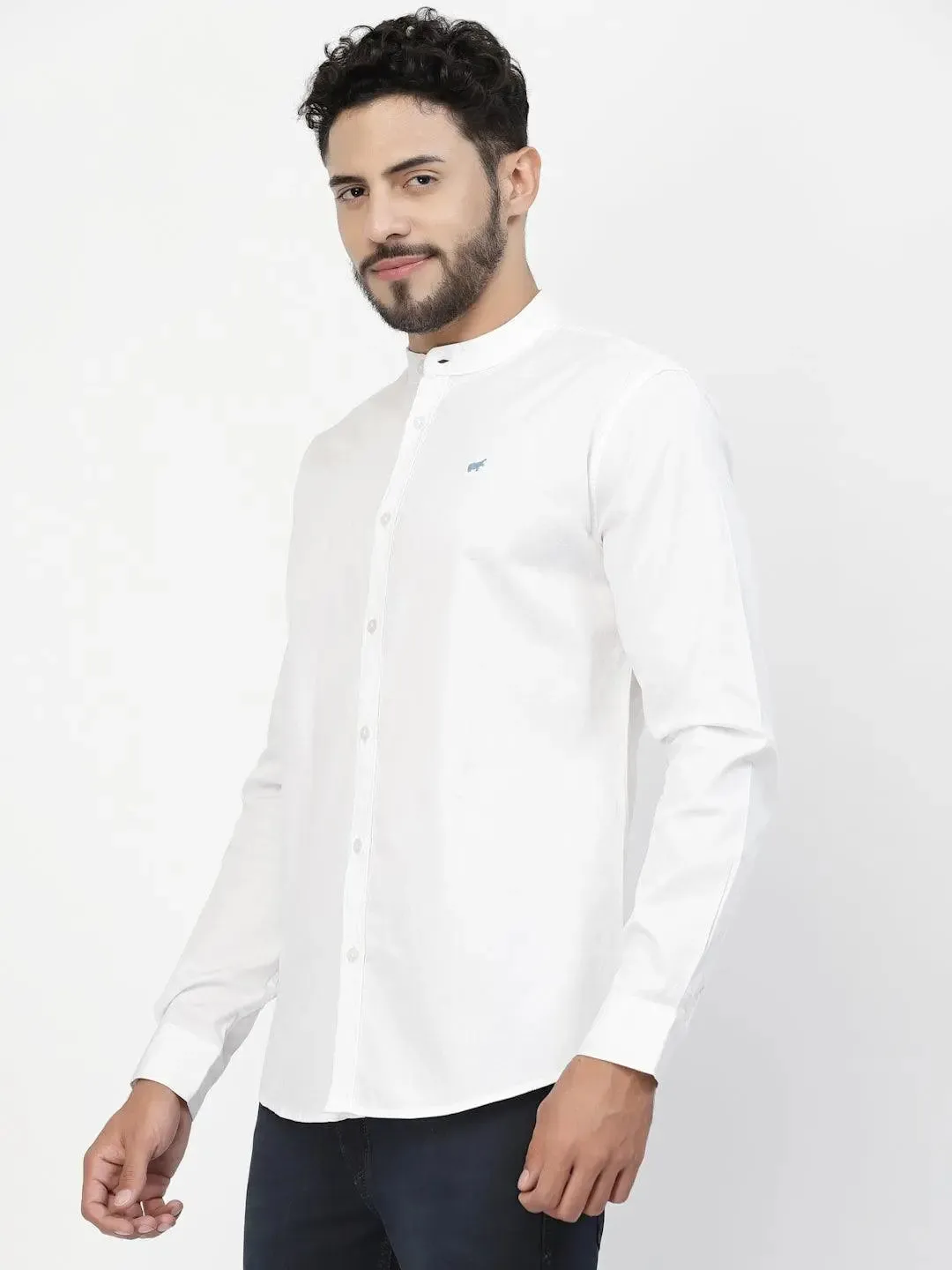 Easy Care Mandarin Casual Shirt