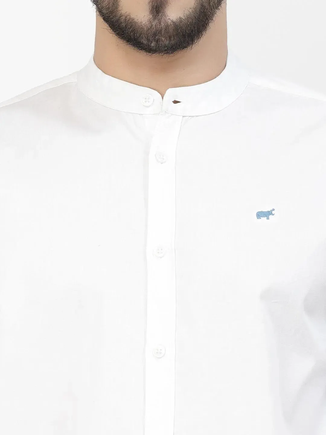 Easy Care Mandarin Casual Shirt