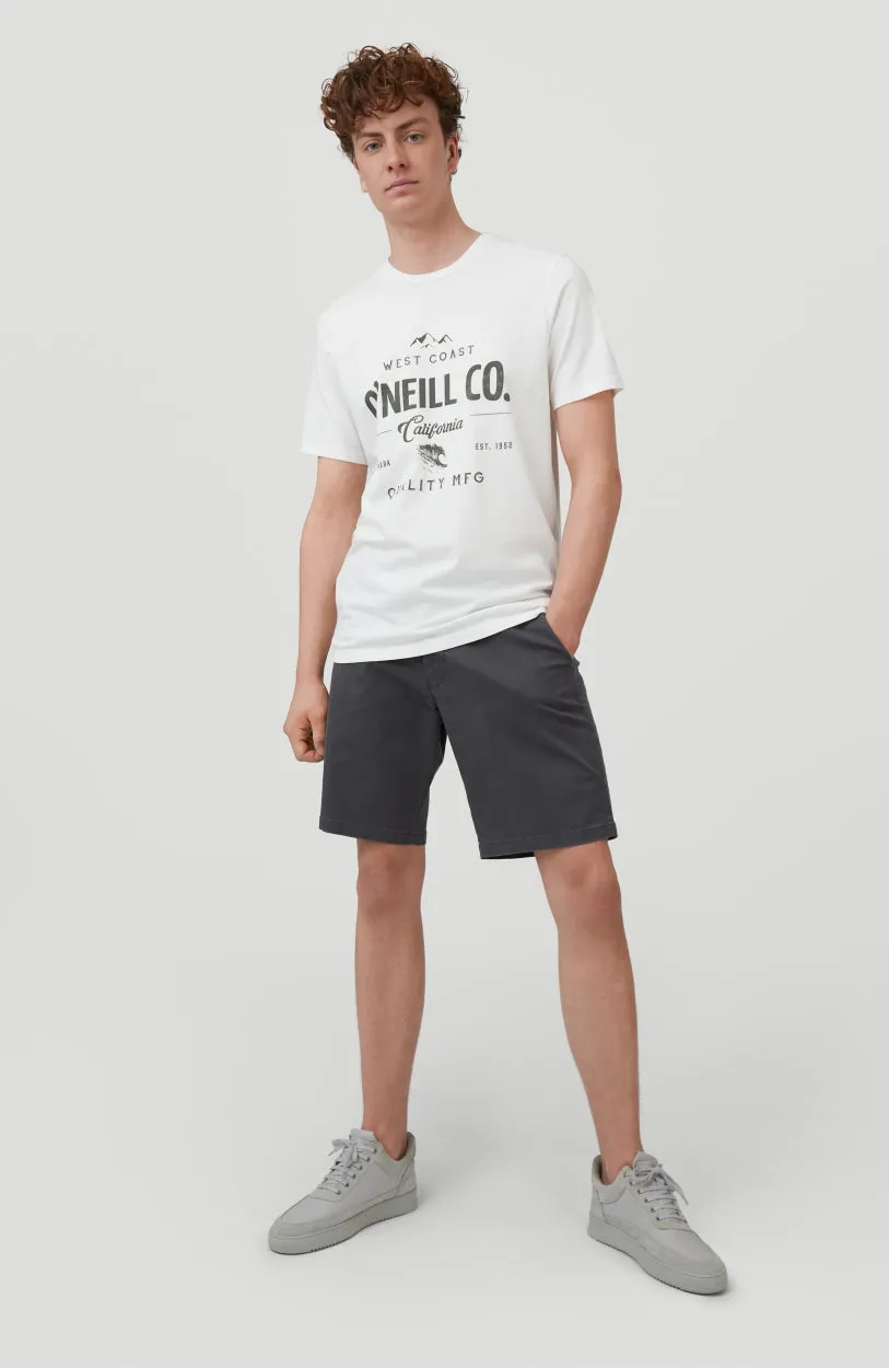 Friday Night Chino Shorts | Asphalt - A