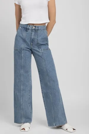 Grace Cargo with Seam Jean in Pacific