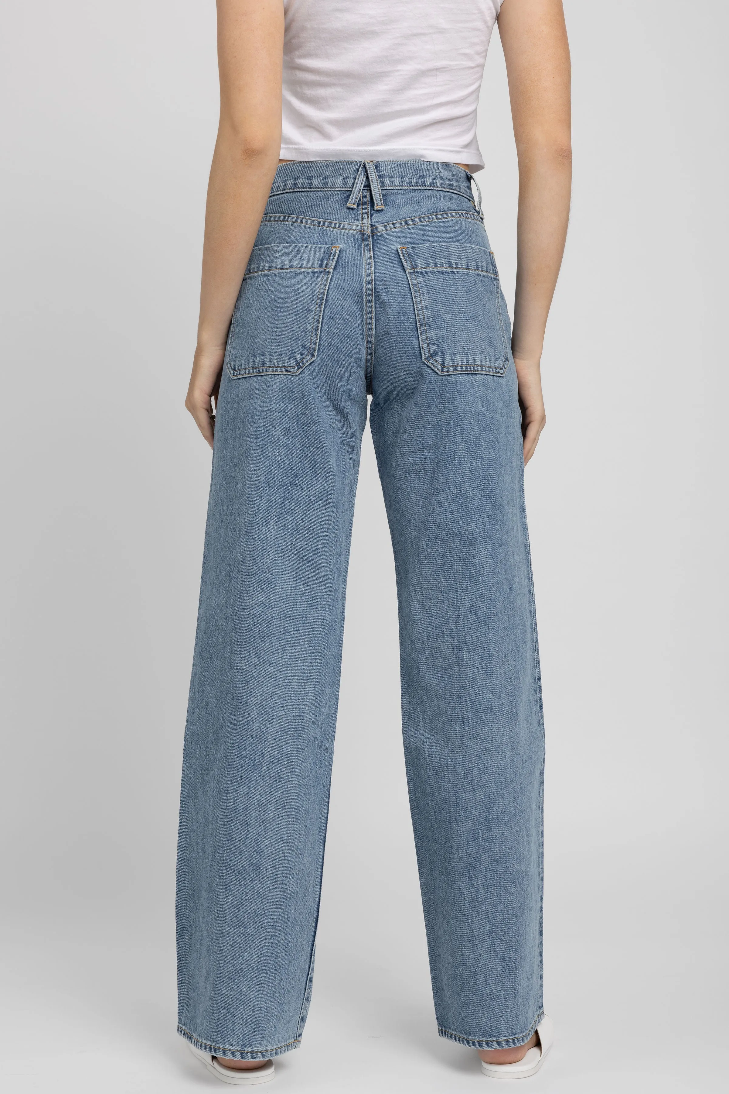 Grace Cargo with Seam Jean in Pacific