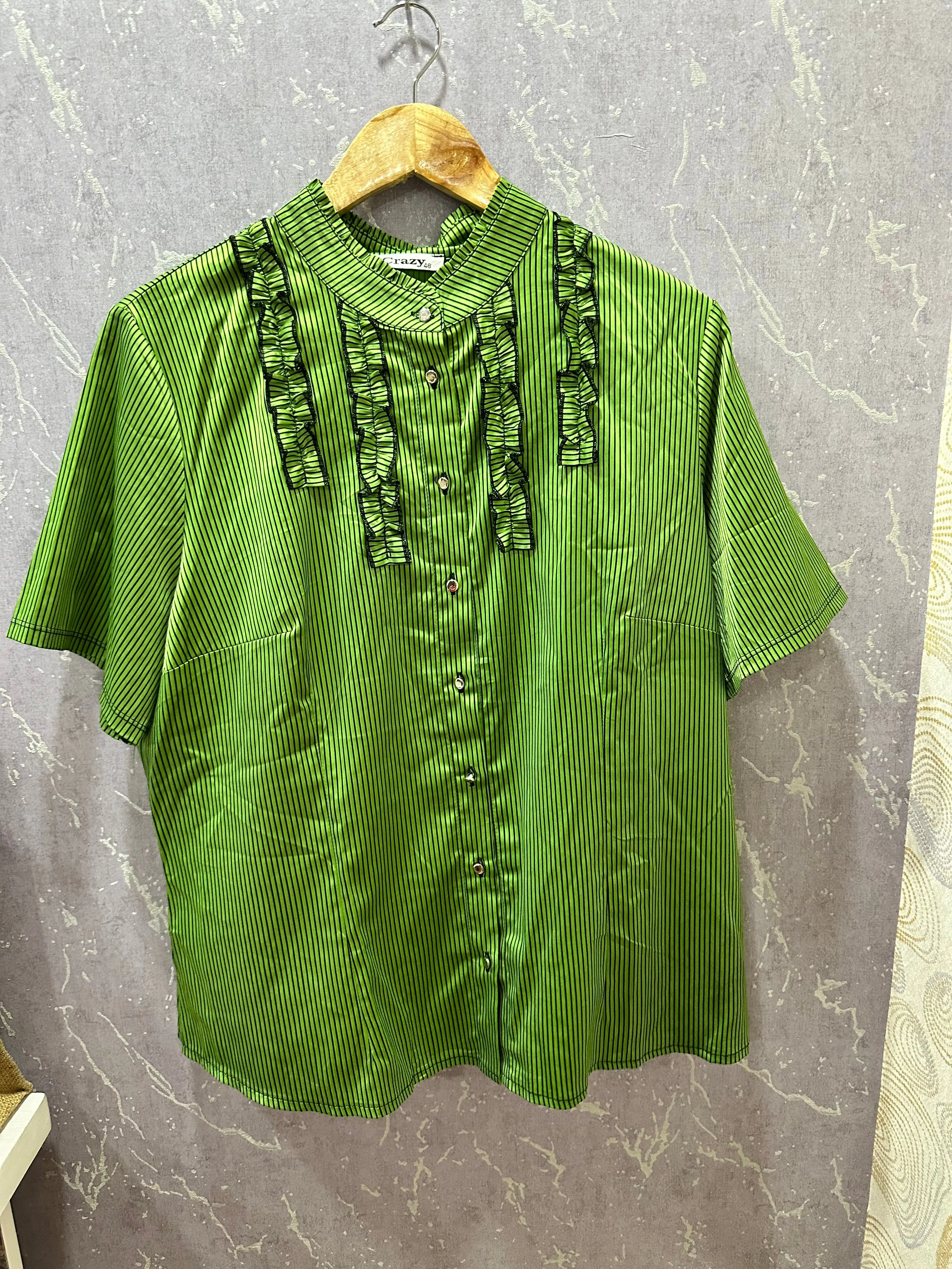 Green Top with Detailing