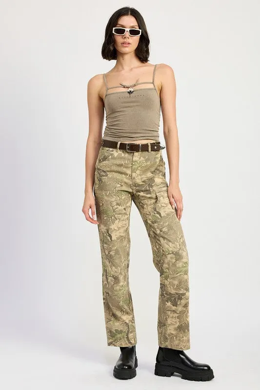 Hot Girl Camo Cargo Pants