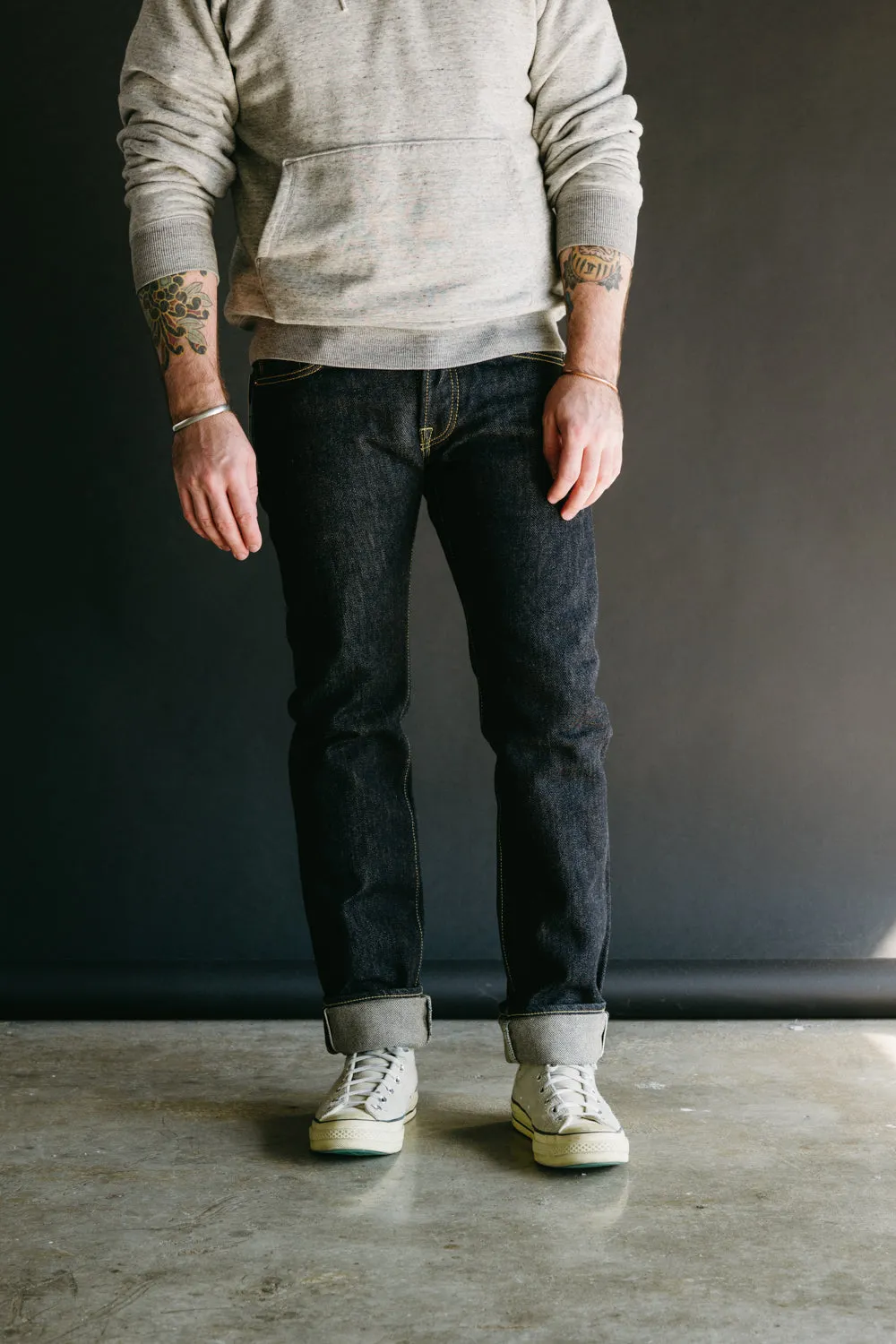 IH-777S-21 -21oz Selvedge Denim Slim Tapered - Indigo