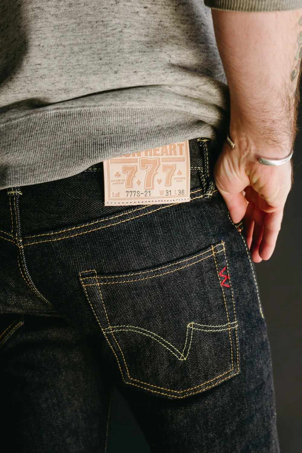 IH-777S-21 -21oz Selvedge Denim Slim Tapered - Indigo