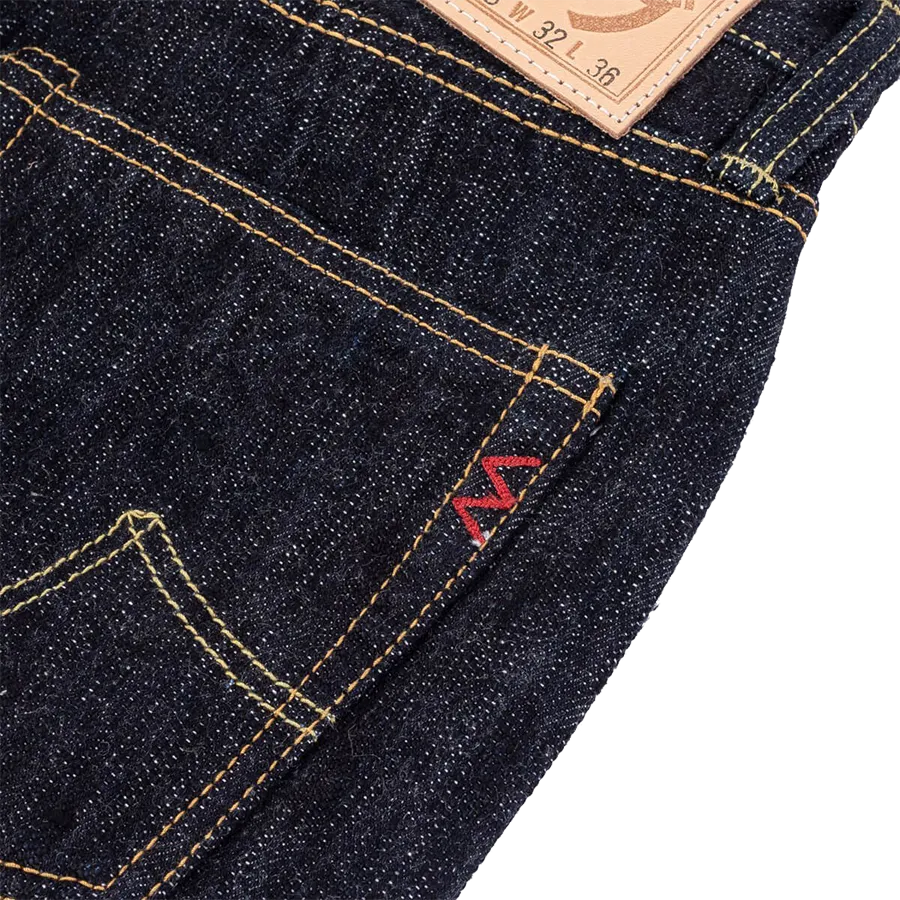 IH-777S-SLB - 16oz Slubby Selvedge Denim Slim Tapered Cut Jeans - Indigo