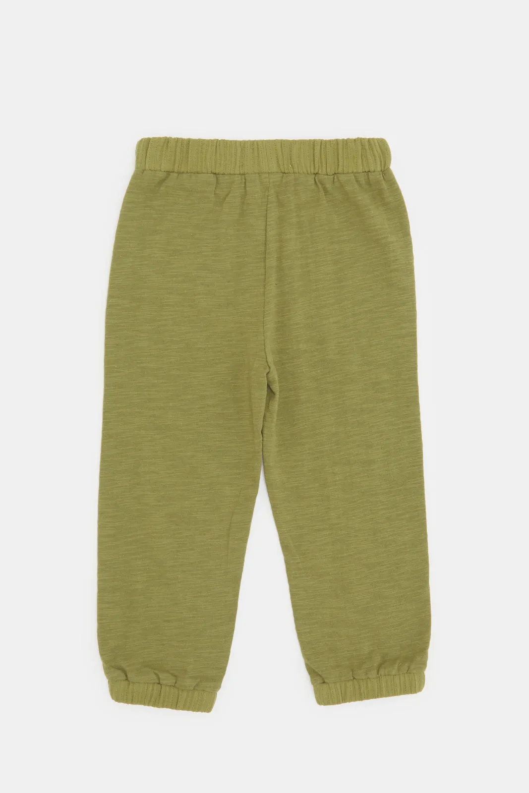 Infant Boys Green Cheesecloth Pants