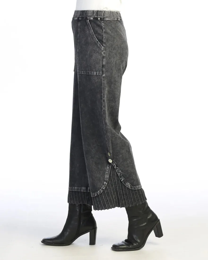 Jess & Jane M125 Mineral Washed Wide Leg Pant