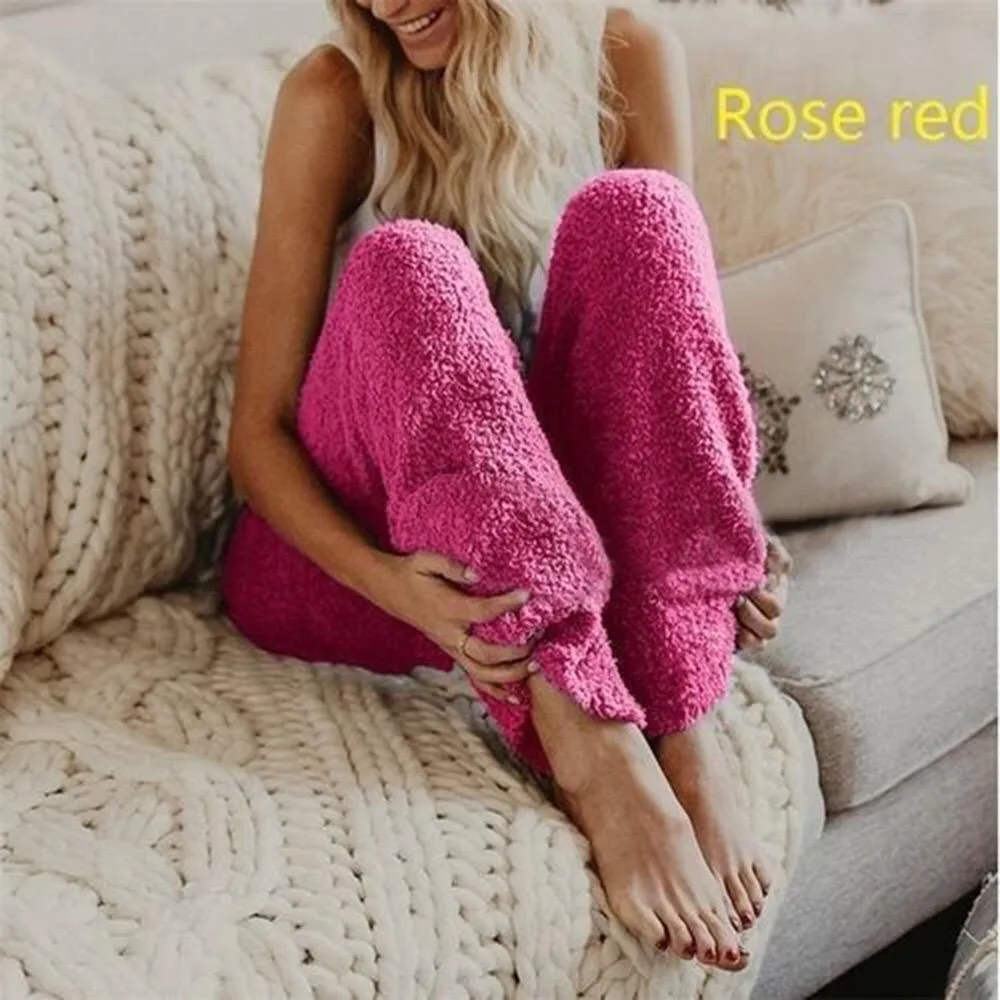 Loose Causal Plush Long Pants Autumn And Winter New Warm Pants