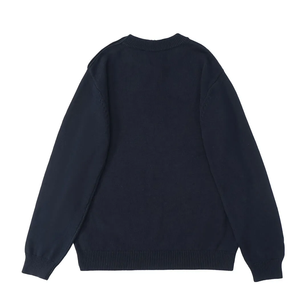 Louis Vuitton Navy Crewneck Sweater