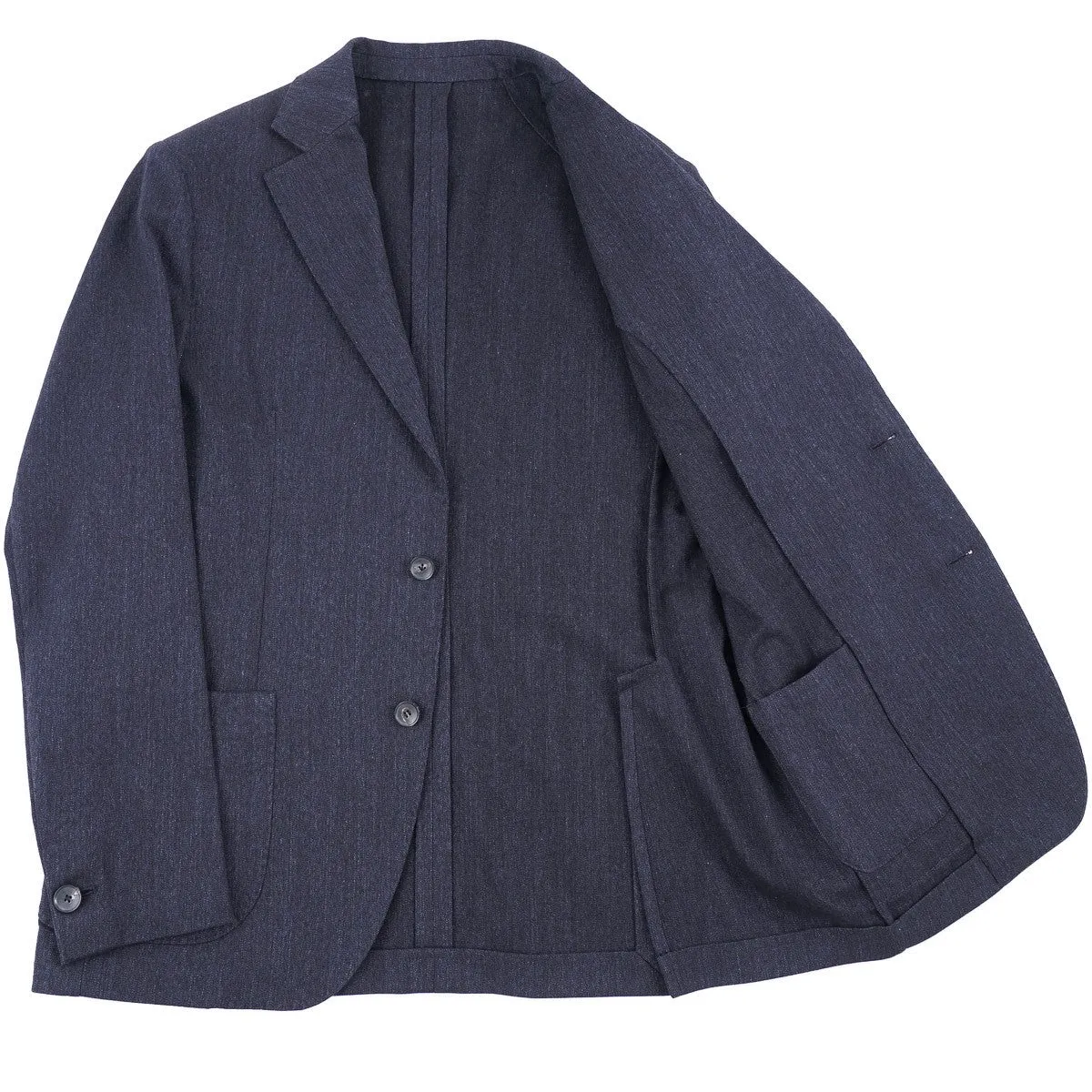 Luigi Borrelli Unlined Denim Cotton Suit