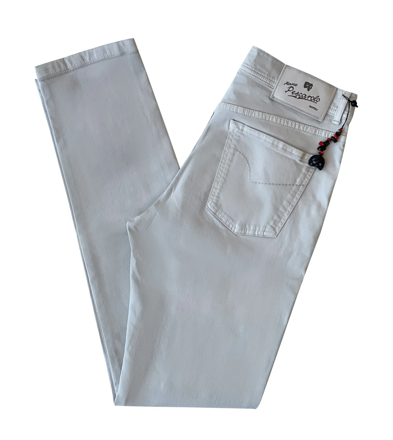 MARCO PESCAROLO Classic Wash Bull Denim 5 Pocket Pant